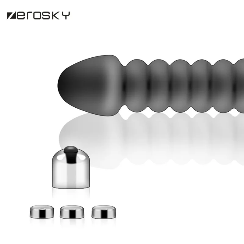Силиконовый вибрационный фаллоимитатор Zerosky Анальная пробка секс-игрушки для
