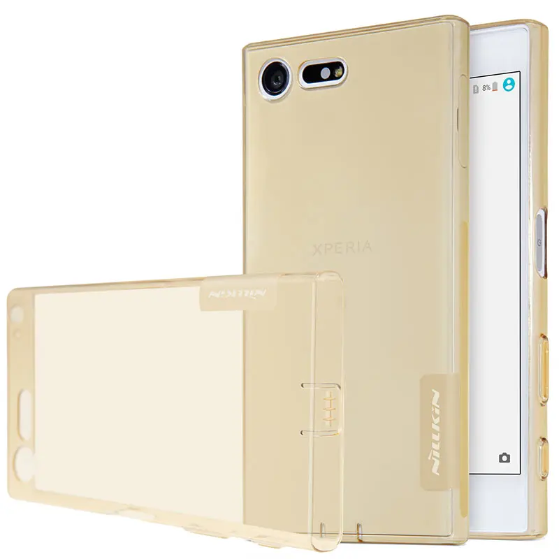 Ультратонкий Мягкий чехол Nillkin из ТПУ для sony Xperia X Mini защитный Compact полупрозрачный