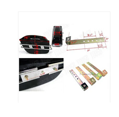 Новая Жесткая Сумка-седло сумка для багажника багажный задний фонарь рельсовый