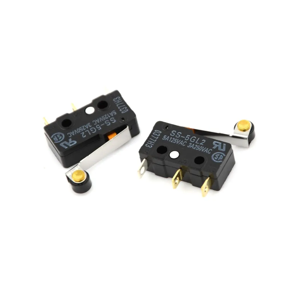 2 шт./лот SS 5GL2 микропереключатель Петля Roller Lever SPDT 3Pin сверхминиатюрный Основные