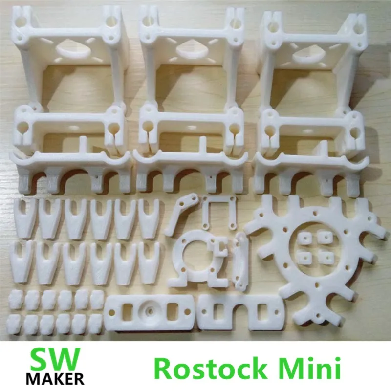 DIY Дельта росток мини 3d принтер пла пластиковые детали Печатный Полный