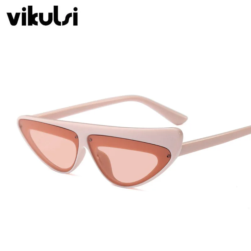 Уникальные брендовые винтажные женские солнцезащитные очки в полуоправе