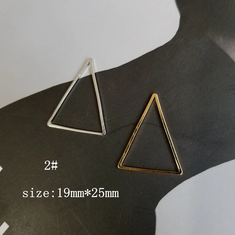 DIY Earrings accessories, Korean version, Minimalist handcrafted, gold, silver, copper, geometry,earrings material, 20 piece