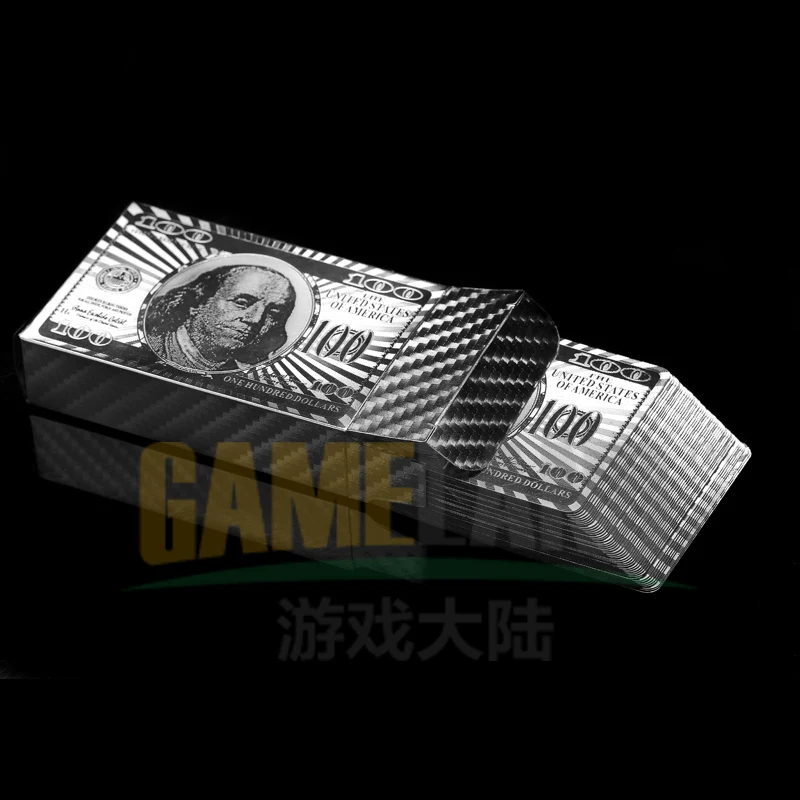 Высококачественные для игры в покер карты Gold Dollar Евро 24k азартных игр Техасский
