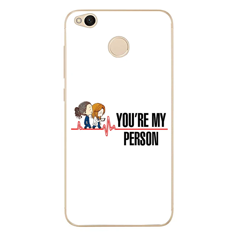 Чехол для телефона из ТПУ с изображением анатомии You Are My Person Greys redmi 4A 4X 5 5a 5Plus note 4