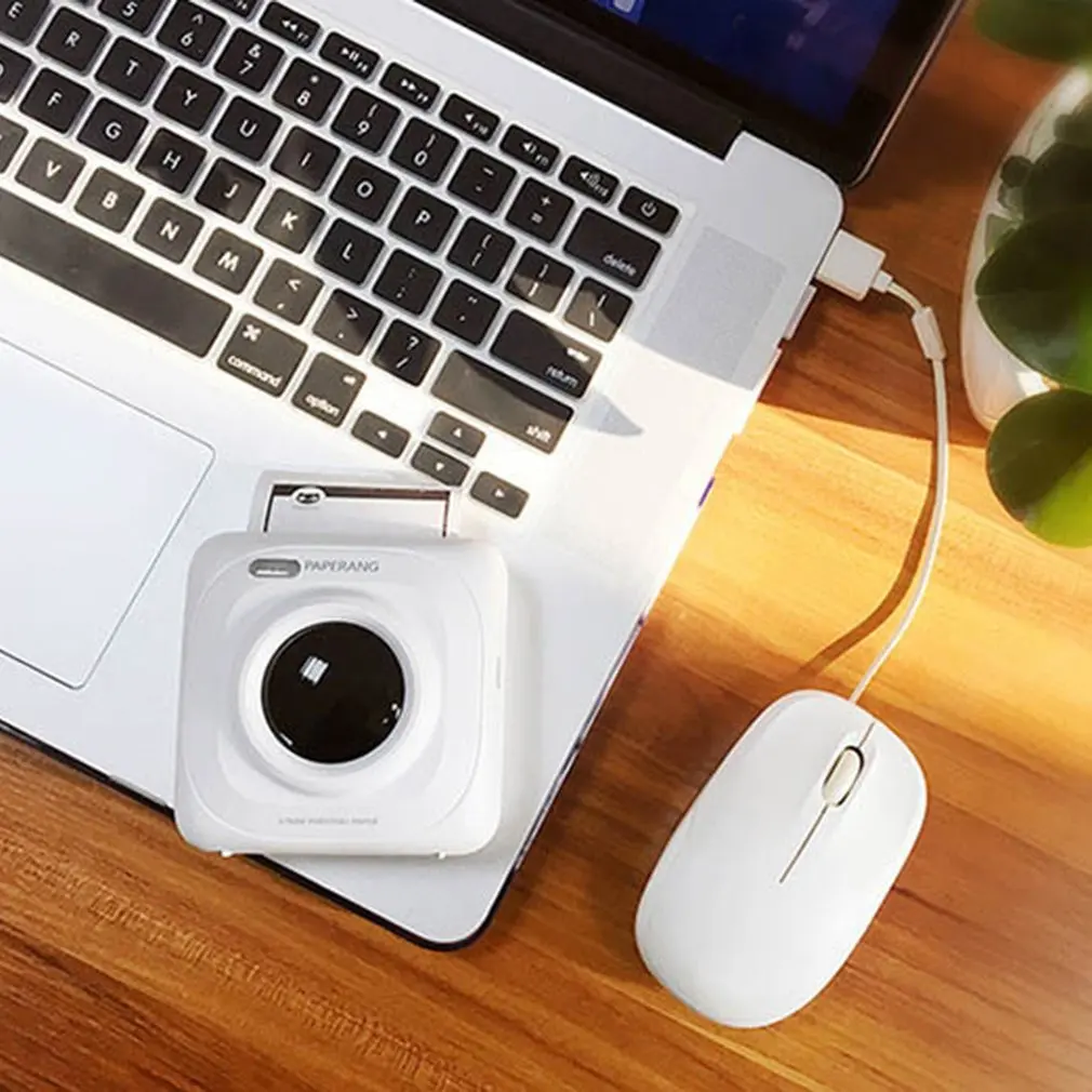 Paperang P1 Малый размер беспроводной Bluetooth 4,0 мобильный телефон мгновенный фотопринтер цифровая печать изображений 1000 мАч батарея