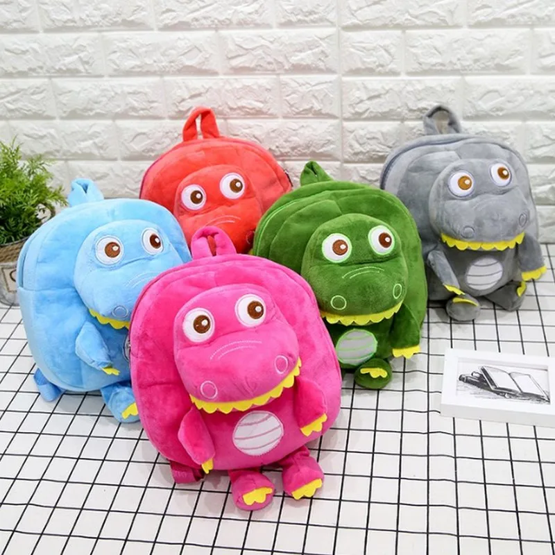 Плюшевые детские рюкзаки с динозавром из мультфильма детский школьный рюкзак