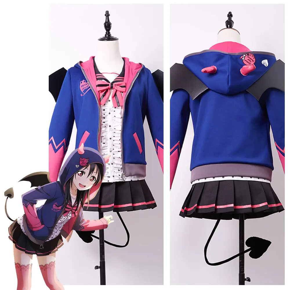 Отлично! Love Live New UR Нико Ядзава маленький женский костюм униформа для