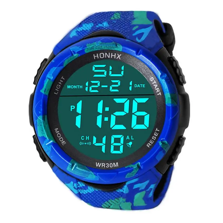 Цифровые военные армейские спортивные светодиодные наручные часы Relogio Masculino