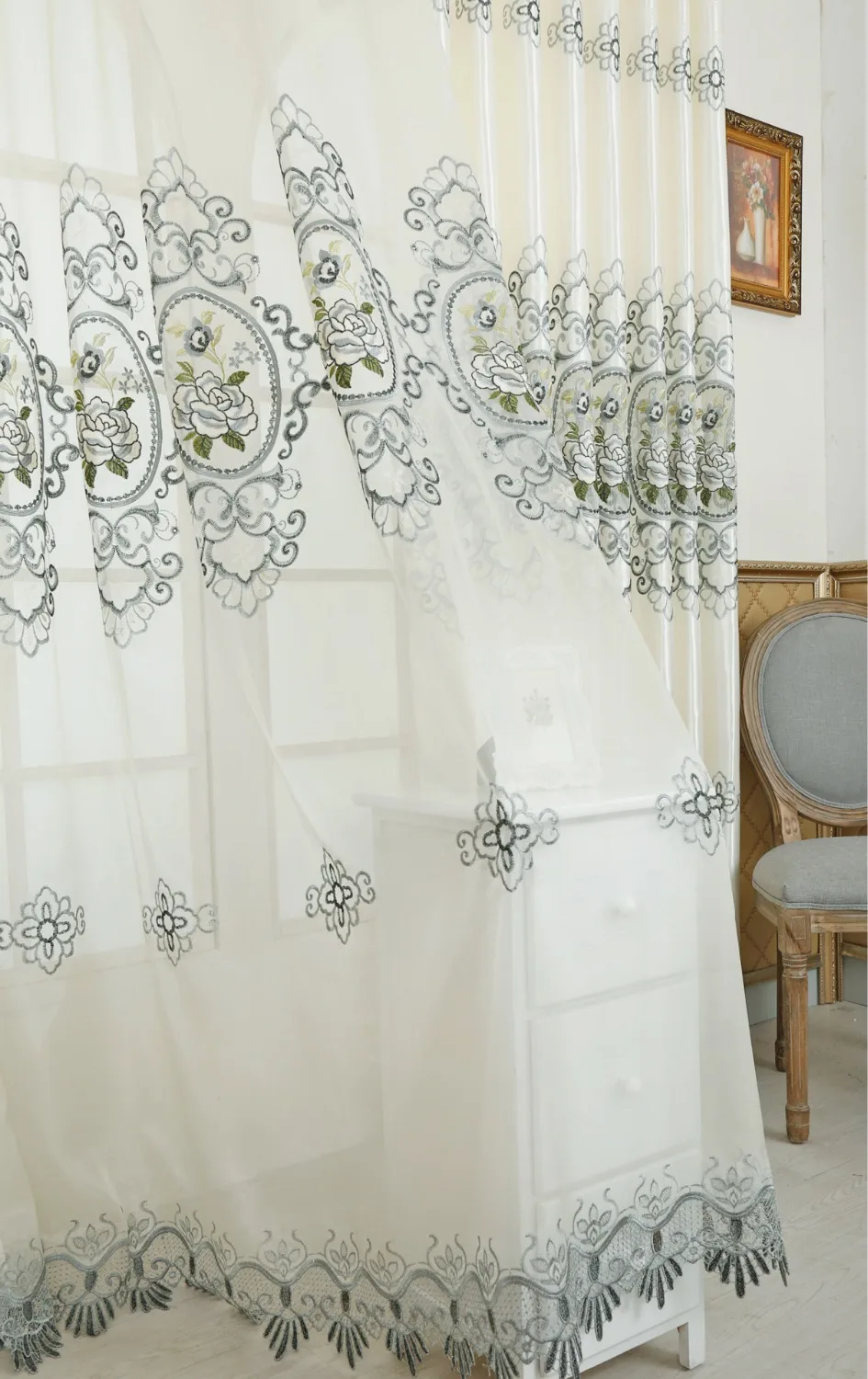 FYFUYOUFY занавески в европейском стиле с водорастворимой вышивкой бегонии цветок