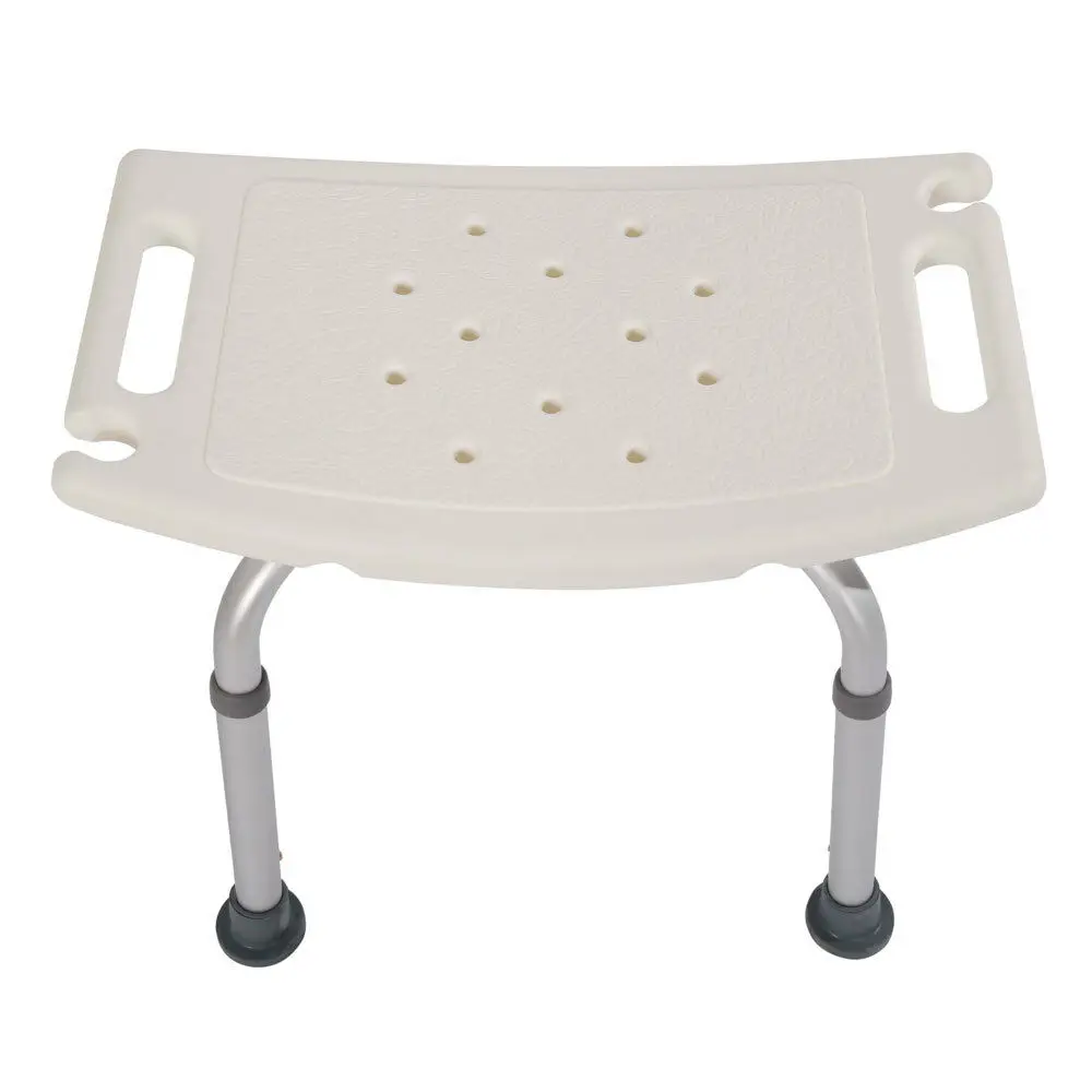 Aid Seat Bathroom and shower chair Without Back Chair Height Adjustable Non Slip Toilet Disabled Home Adult Elderly Kids | Мебель