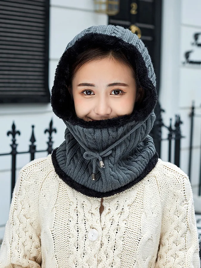 Seioum, новинка, зимняя вязаная шапка, шарф для женщин, Skullies Beanies, зимние шапки для мужчин и женщин, теплая маска, толстая, для девушек, женская шапка, Шапка-бини