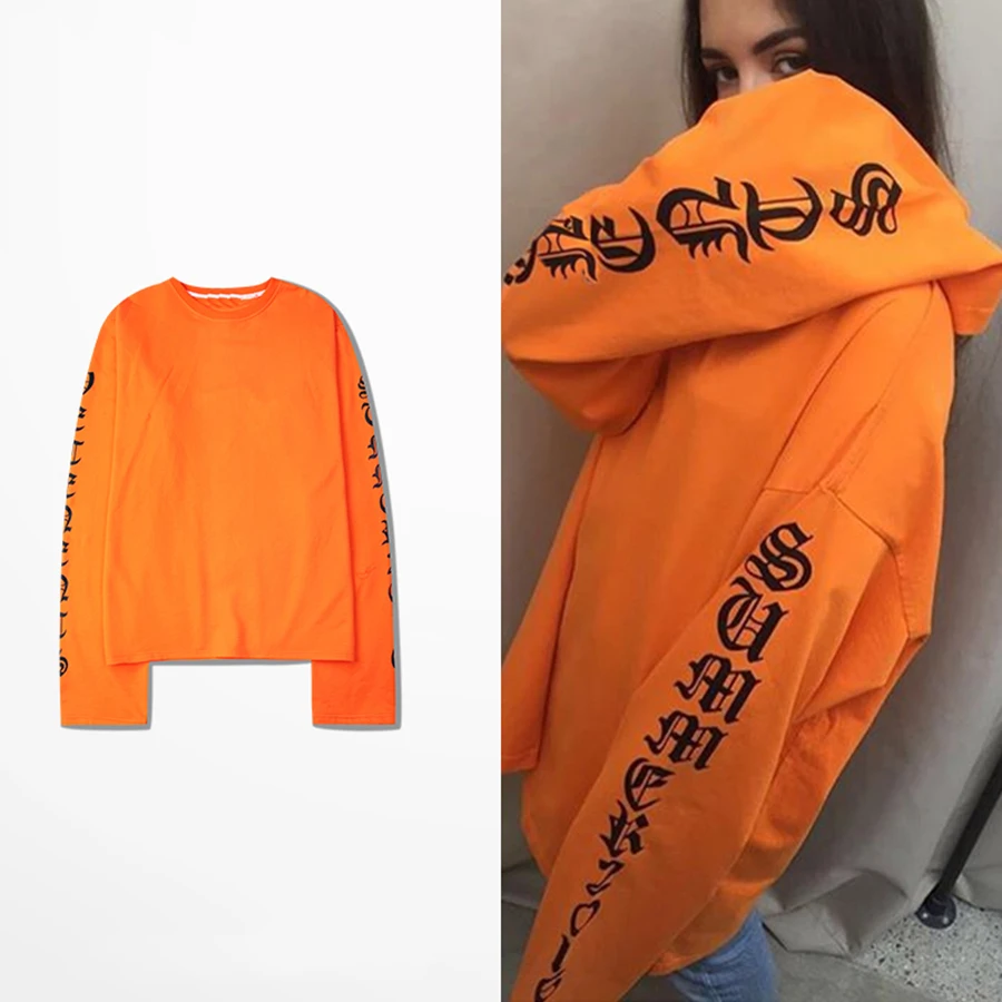 Футболка с длинным рукавом Для мужчин регулярные футболка хип-хоп Уличная рок