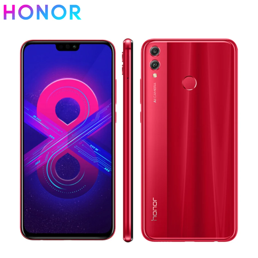 Новый мобильный телефон honor 8x 6 5 дюйма ГБ ОЗУ 64 Гб ПЗУ Android 8 1 Восьмиядерный