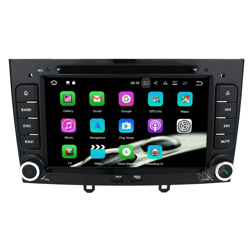 Мультимедийный автомобильный dvd плеер PX6 7 дюймов 1024*600 Восьмиядерный процессор