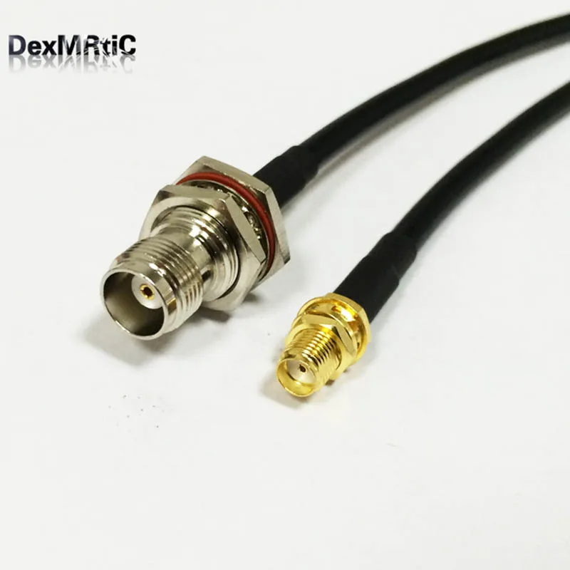 1 шт. новый кабель для модема wirelesss SMA гнездо Гайка к TNC женский переборка RG58