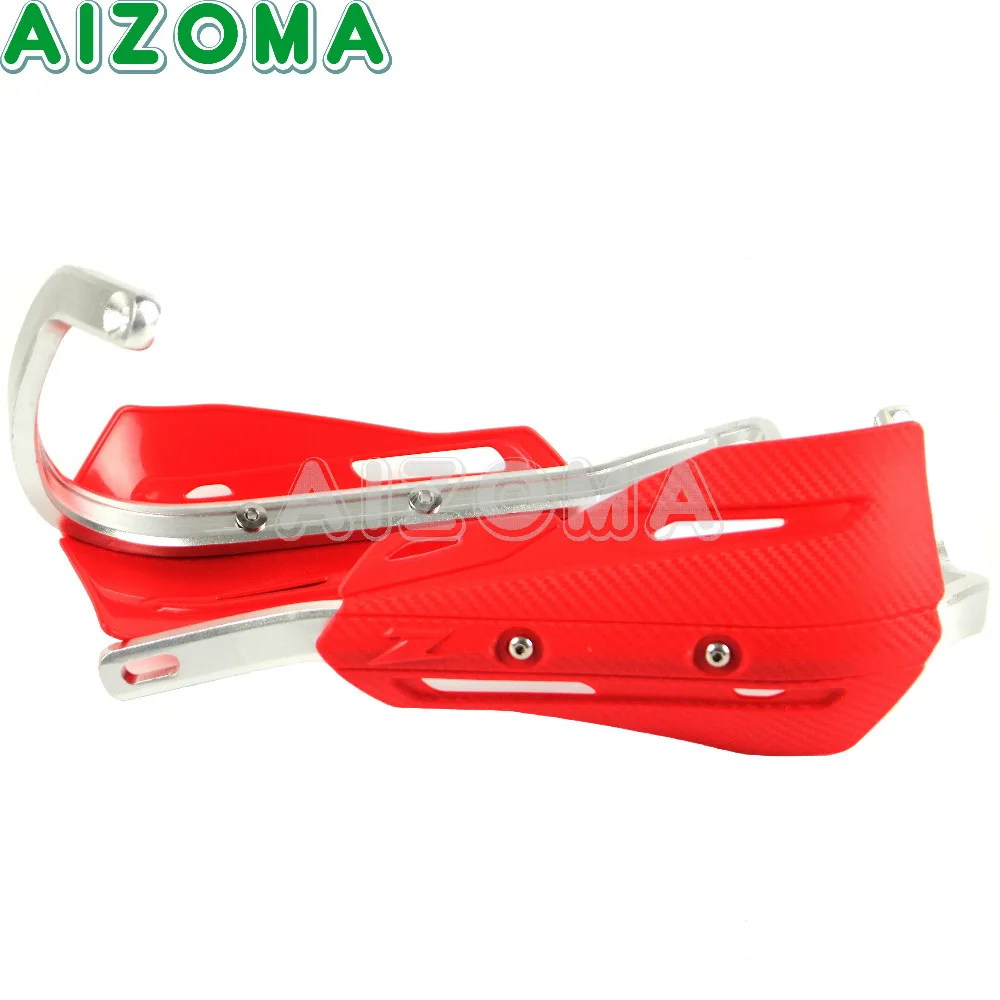 Красный Мотокросс Dirt Bike 1-1/"(28 мм) рукавицы для Honda XR CRF 450 250L/M/Ралли супермото, универсальный защитный комплект для рук
