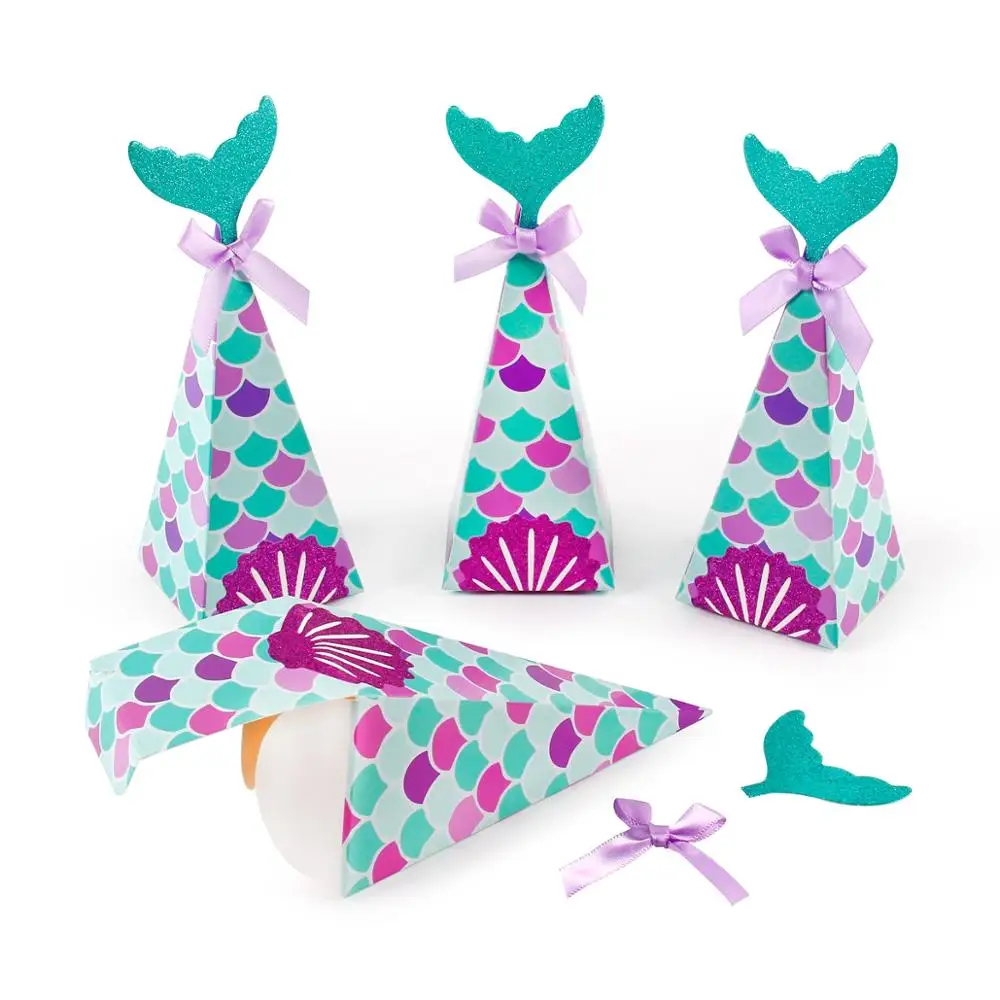 FENGRISE Русалка баннер на день рождения украшение для дня русалки детский праздник