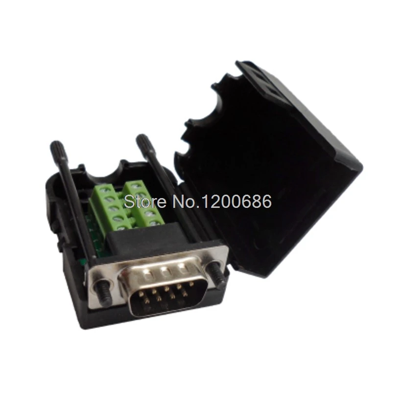 D-SUB DB9 Мужской 9Pin пластиковый разъем крышки rs232 COM корпуса | Обустройство дома