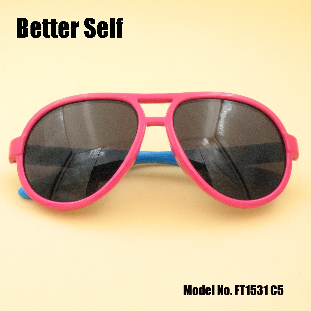 Детское солнцезащитное стекло поляризационное детское очки с двойным мостом