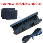 Зарядная док-станция, черный АБС-пластик, USB-кабель, настольная подставка, держатель для зарядного устройства для Nintendo NEW 3DSNEW 3DS XL консоли