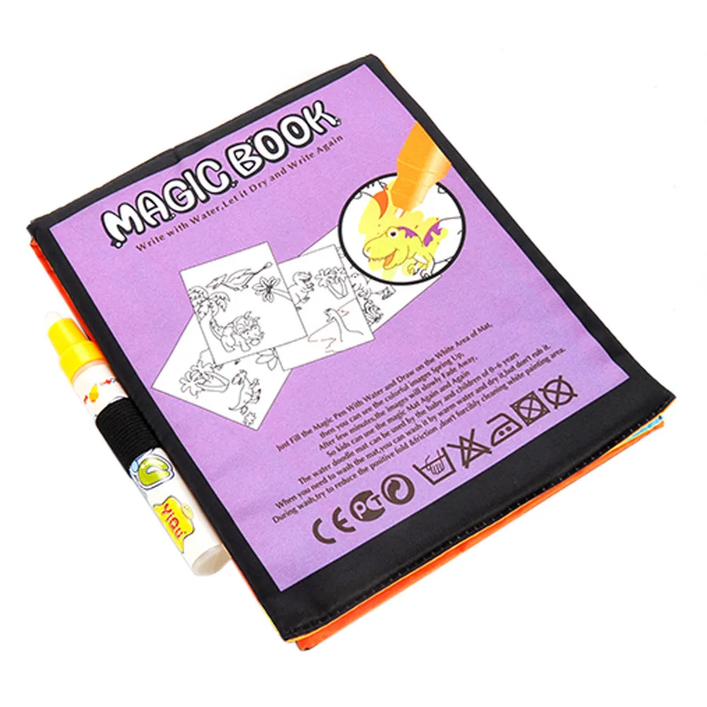 HIINST игрушки для рисования унисекс водная книга для рисования coolplay Волшебная водная книга для рисования книга для раскрашивания 3d Ручка spt19 - Color: Multicolor