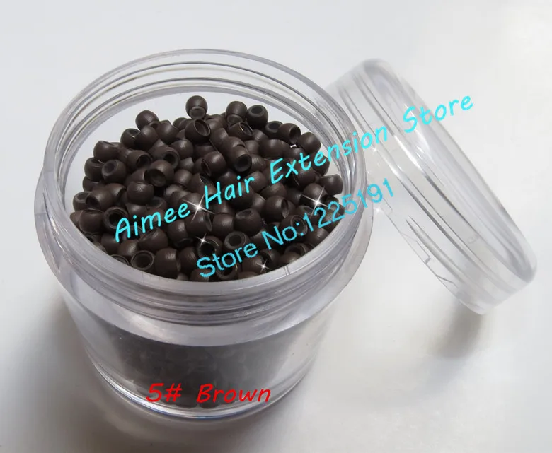 1000 шт./лот Силиконовое нано кольцо для наращивания волос микрокольца 3 0 мм бусины