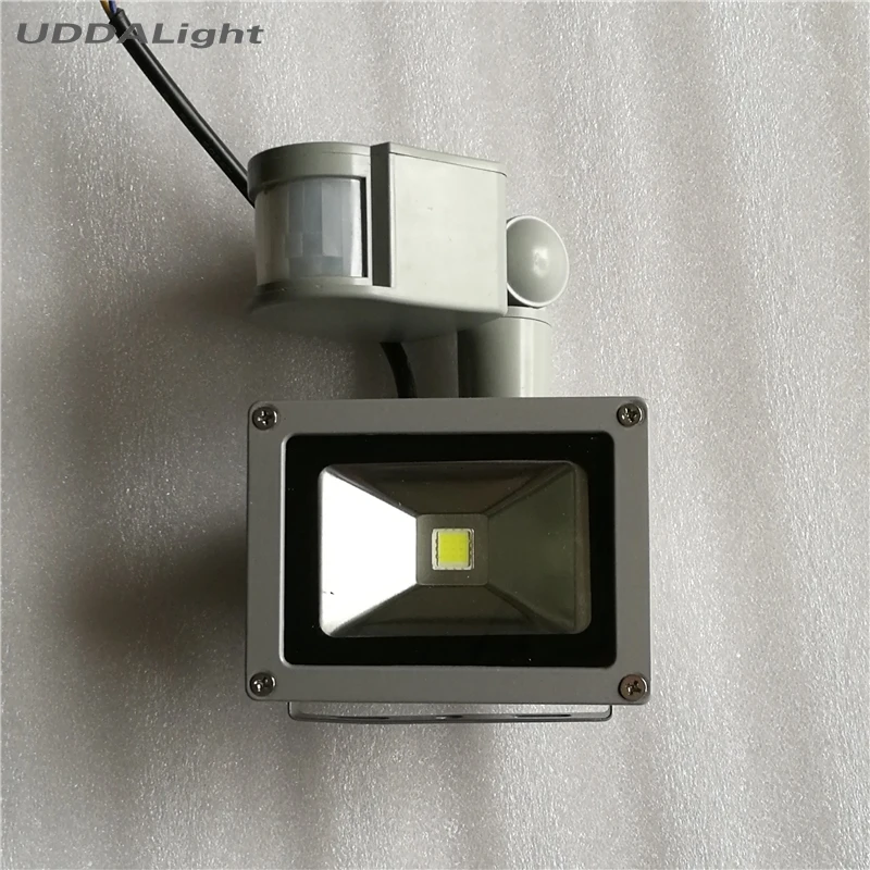 Светодиодный прожектор инфракрасный датчик 10 Вт черный/серый скидка 30%|lighting