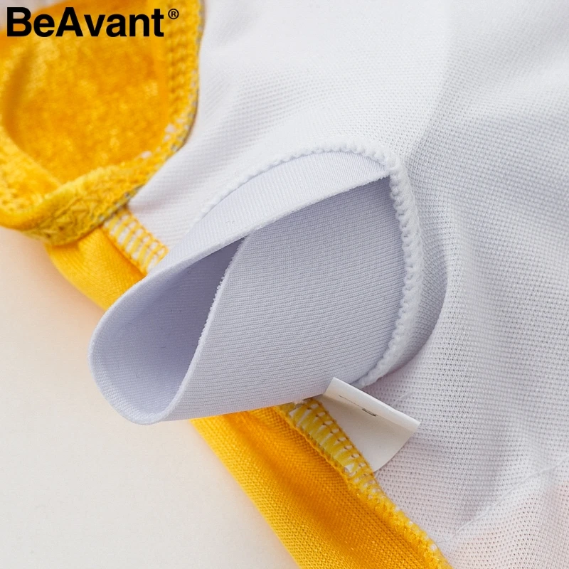 BeAvant Цельный купальник с открытыми плечами женский сексуальный летний купальный