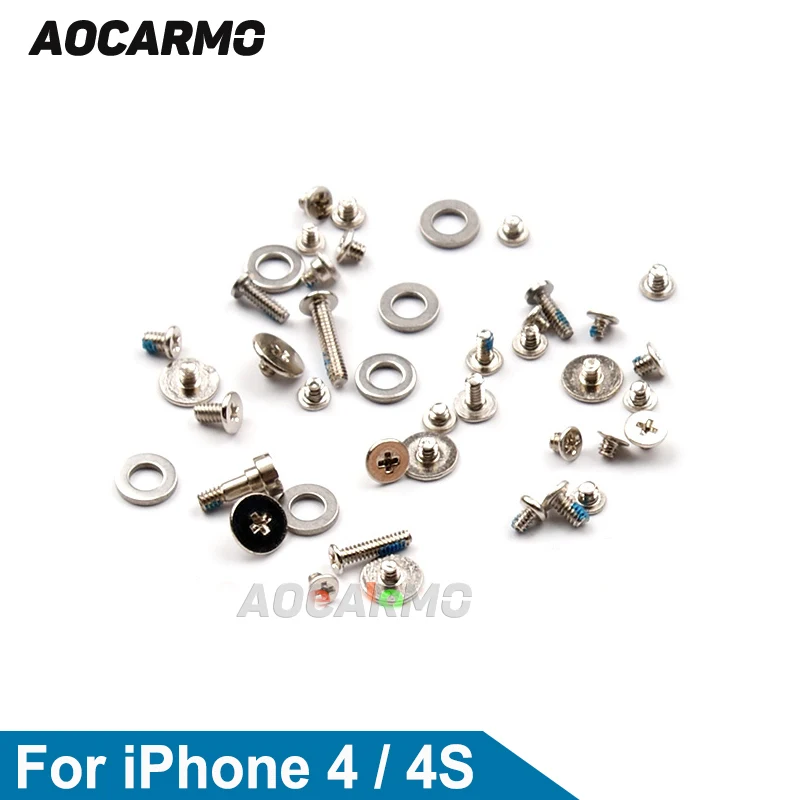 Болты Aocarmo для замены внутри материнской платы полный комплект винтов iPhone 4