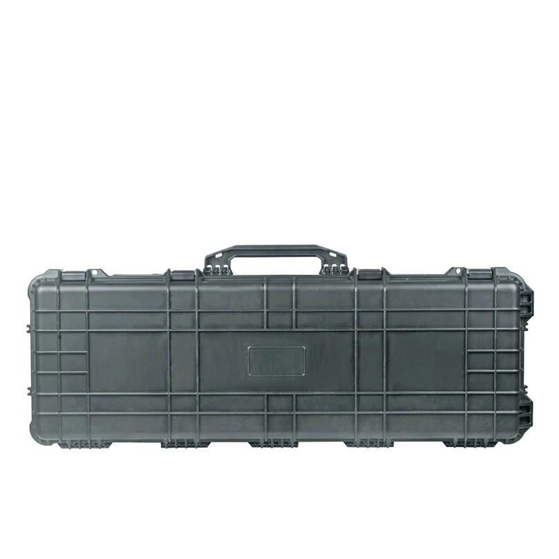 Long size external 1346*406*155mm waterproof shockproof plastic military gun case with wheels