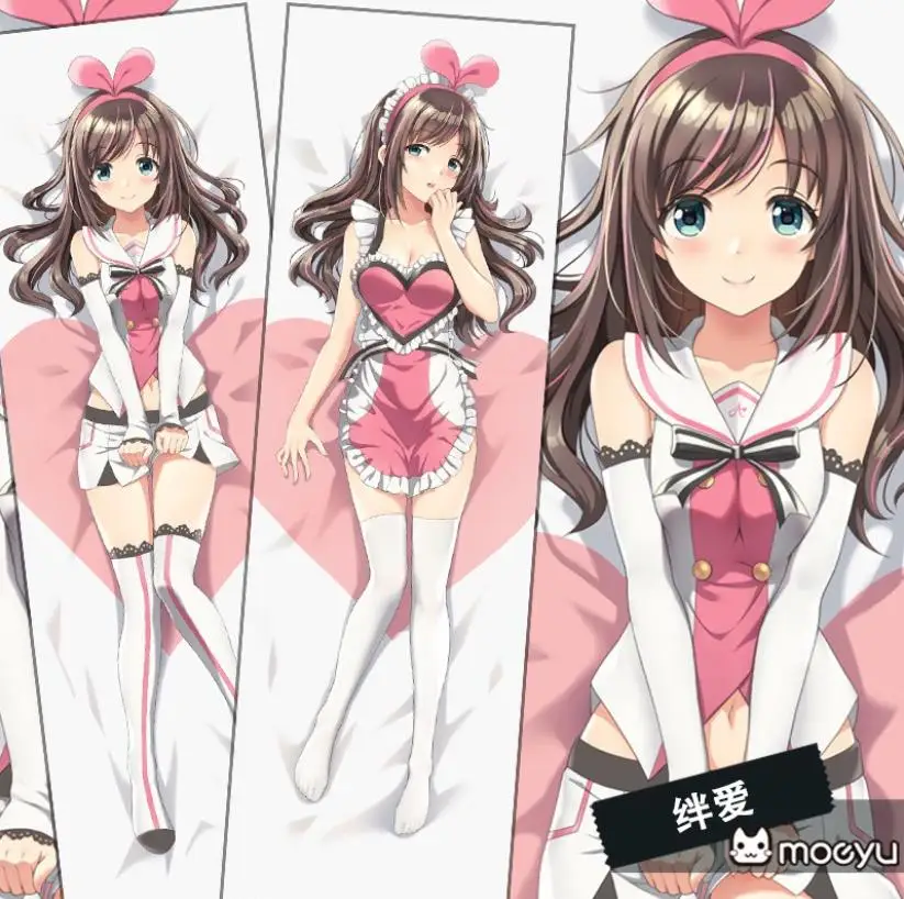 160x50cm Аниме moeyu Virtual YouTuber Kizuna AI обнимает тело наволочка чехол 2WAY ткань наволочка отаку 35*55/160*50 см - Цвет: 160x50cm