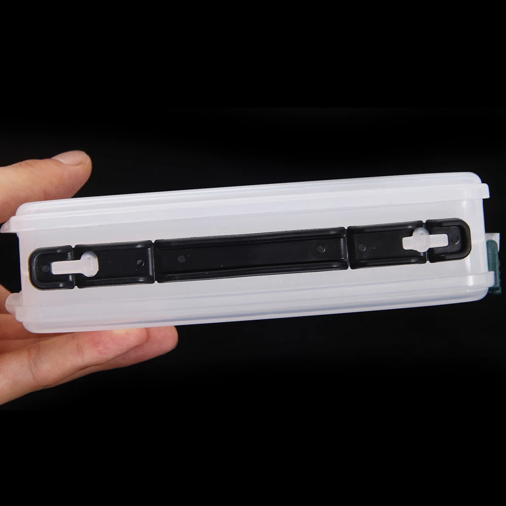 Умный пластиковый двухслойный портативный ящик для рыболовных принадлежностей