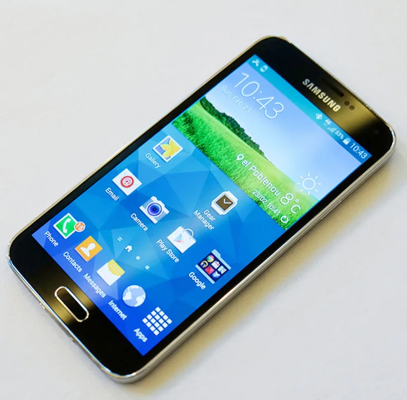 Разблокированный 100% оригинальный мобильный телефон samsung Galaxy S5 G900 с камерой 3g 16MP
