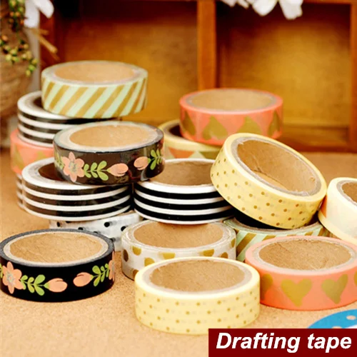 8 шт./лот бумажные ленты с рисунком дерева декоративная клейкая лента washi