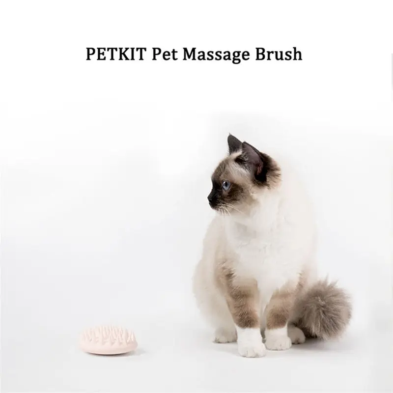 PETKIT массажное устройство для ухода за кошками силиконовая щетка с мягкой