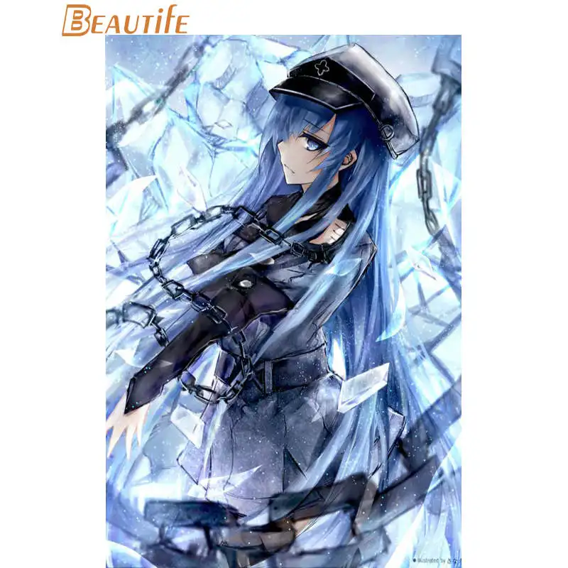 Изготовленный На Заказ анимэ Akame ga Kill плакат ткань Шелковый украшения дома