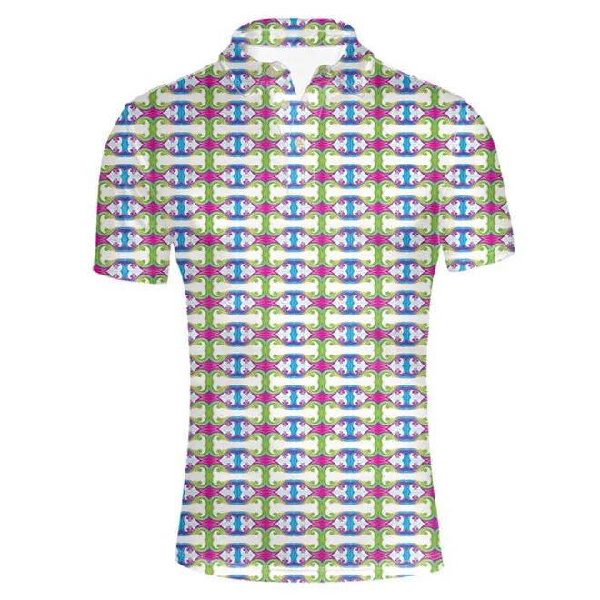 CC3094CS Forudesigns/ стильных людей Мужские Поло рубашка геометрический с коротким рукавом Slim Fit рубашка мужская хлопковая Мужские поло Рубашки для мальчиков Повседневное Camisa Мужские поло - Цвет: CC3094CS
