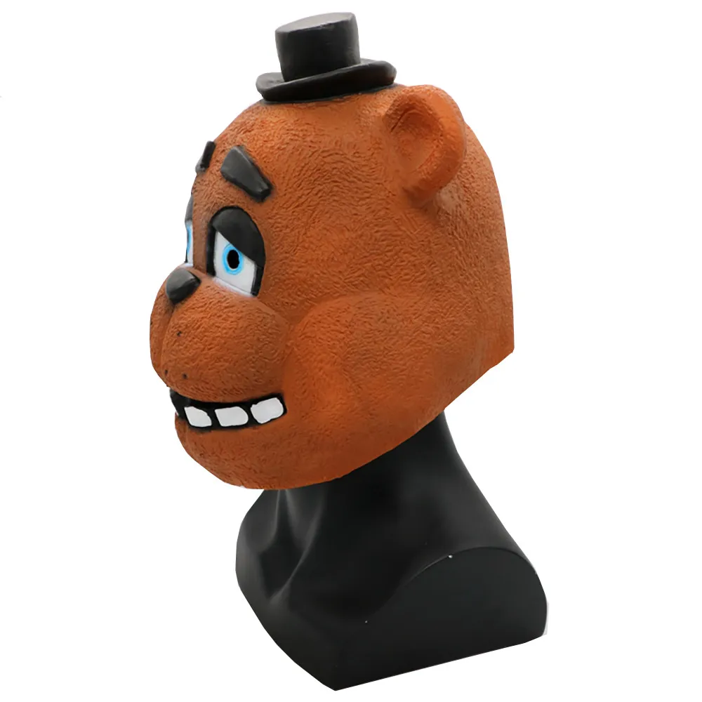 Костюм для косплея пять ночей у Фредди латексная маска FNAF Фокси Чика фазбер