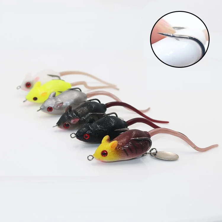 

1Pcs Soft Frog Fishing Lures 4.5cm 10.5g Japan Plastic Silicone Bait iscas artificiais Topwater Fishing Tackle Wobblers