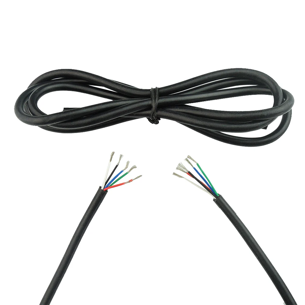 Пять ядер Черный силиконовый провод T12 для HAKKO 936 937 907 паяльная станция ручка линии DIY паяльник аксессуары