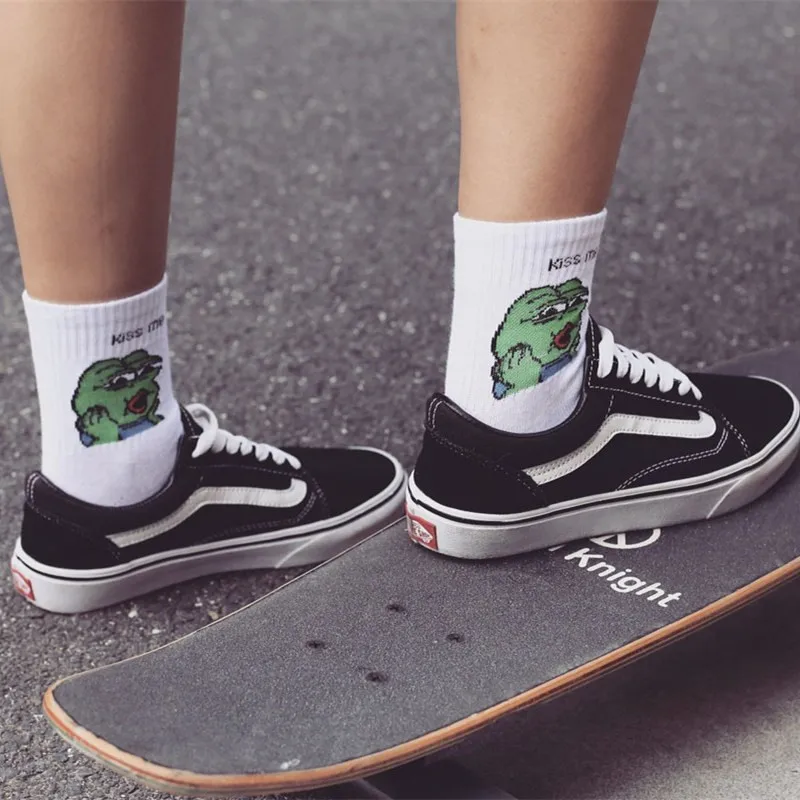 Новое поступление женские хлопковые носки Гонконг модные забавные мультяшный