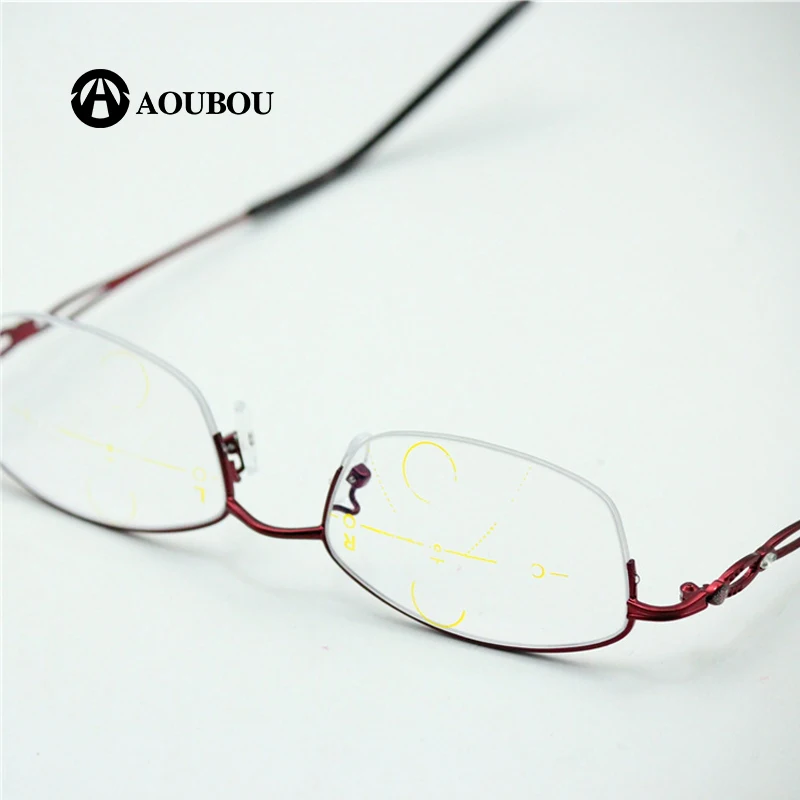 Прогрессивные многофокальные увеличивающие внешний вид почти двойного