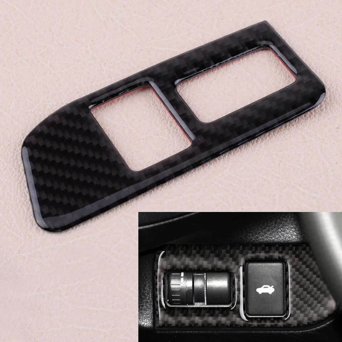 

Накладка на кнопку переключения багажника из углеродного волокна для Toyota 86 GT86 Scion FR-S, Subaru BRZ 2013, 2014, 2015, 2016, 2017, левая