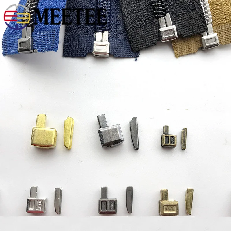 Meetee 2 метра 3#5# нейлоновая катушка водонепроницаемая молния с цветовой кодировкой обратная молния с слайдером DIY одежды наружные сумки, швейные принадлежности