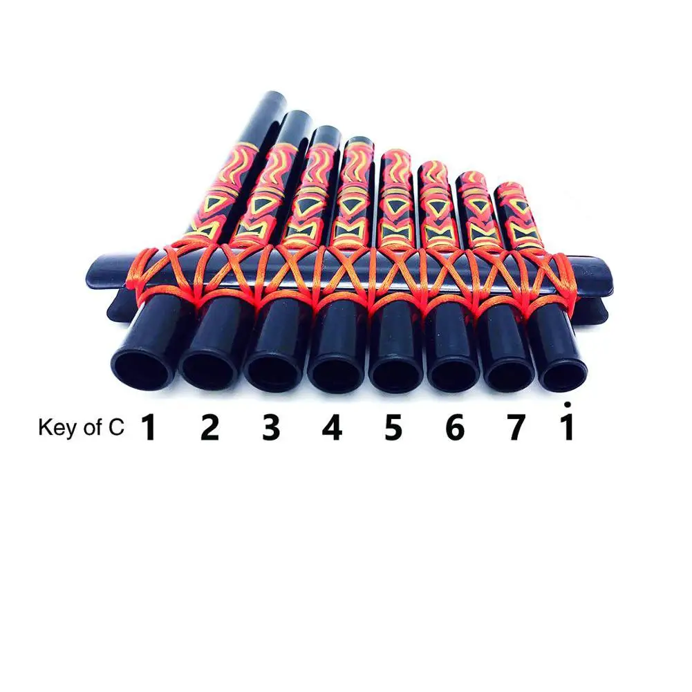 Pan Flute 15 труб G Модель Pipe натуральный музыкальный ветер ручная роспись трубчатый