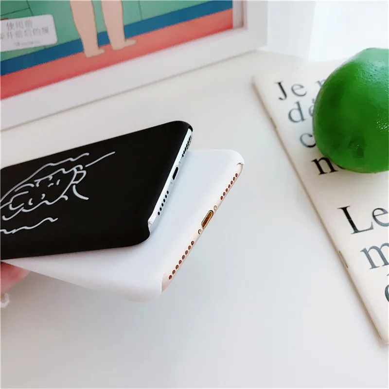 Для iPhone 6 S 7 8 плюс Силиконовые чехлы Art абстрактная девушка линии для 5 5s se X XR XS Max