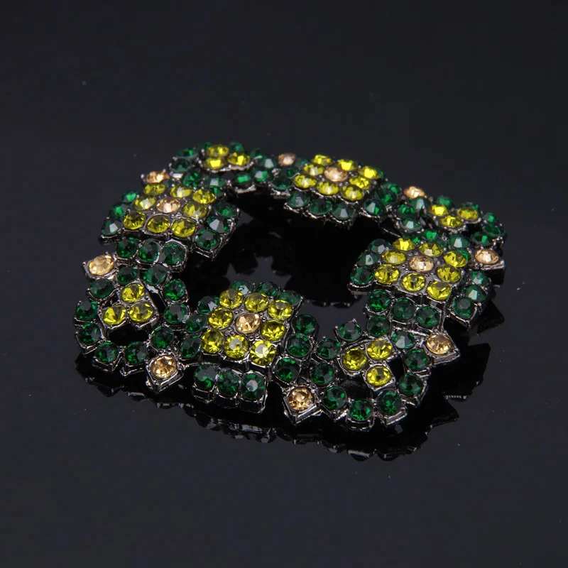 Лидер продаж 2018 года сверкающая алмазная пряжка для обуви крючок цветов Пряжка