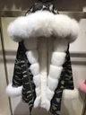 SQXR мех натуральный Лисий мех пальто зима вся кожа натуральный Лисий мех пальто с настоящей подкладка из кролика - Цвет: Слоновая кость