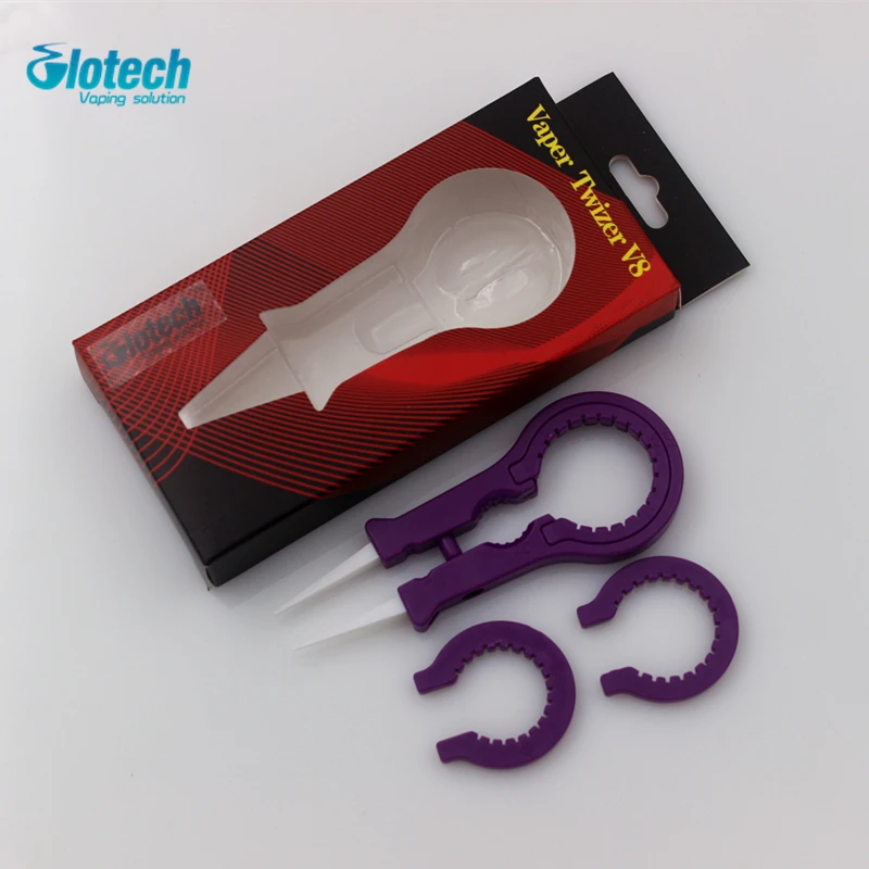 Glotech Vaper Twizer V8 керамический пинцет DIY Набор инструментов для электронных сигарет